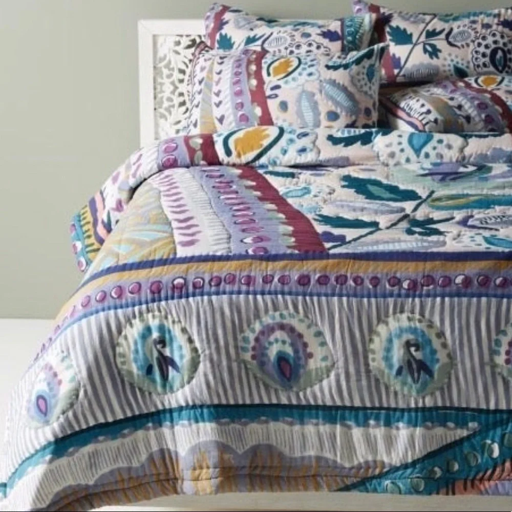 Anthropologie Sunder Euro Sham ANTHROPOLOGIE HOME ONE Sham NWT
